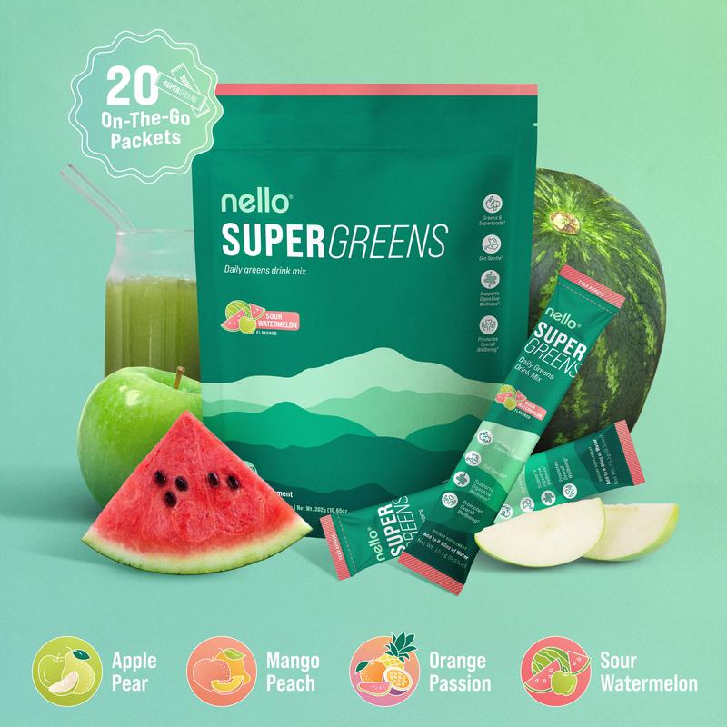 Nello Supergreens: Premium Superfood Drinks Mix